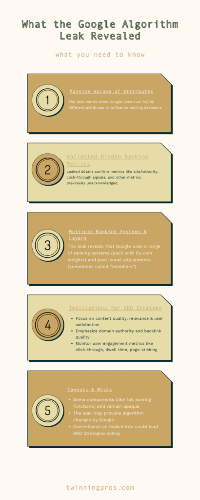 What the Google Algorithm Leak Revealed