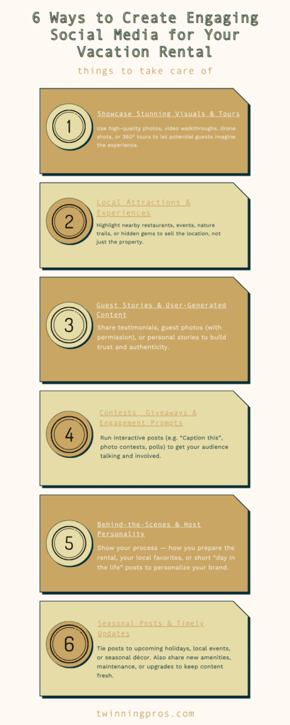 6 Ways to Create Engaging Social Media for Your Vacation Rental