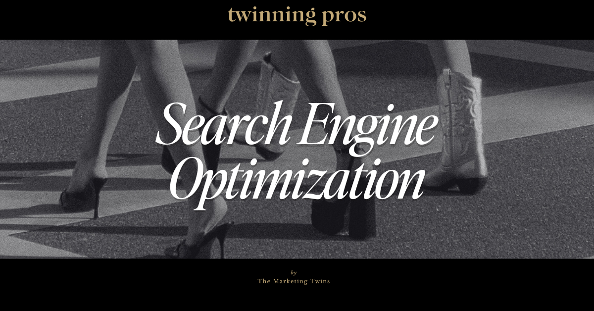 Explore Search Engine Optimization (SEO) with the Marketing Twins