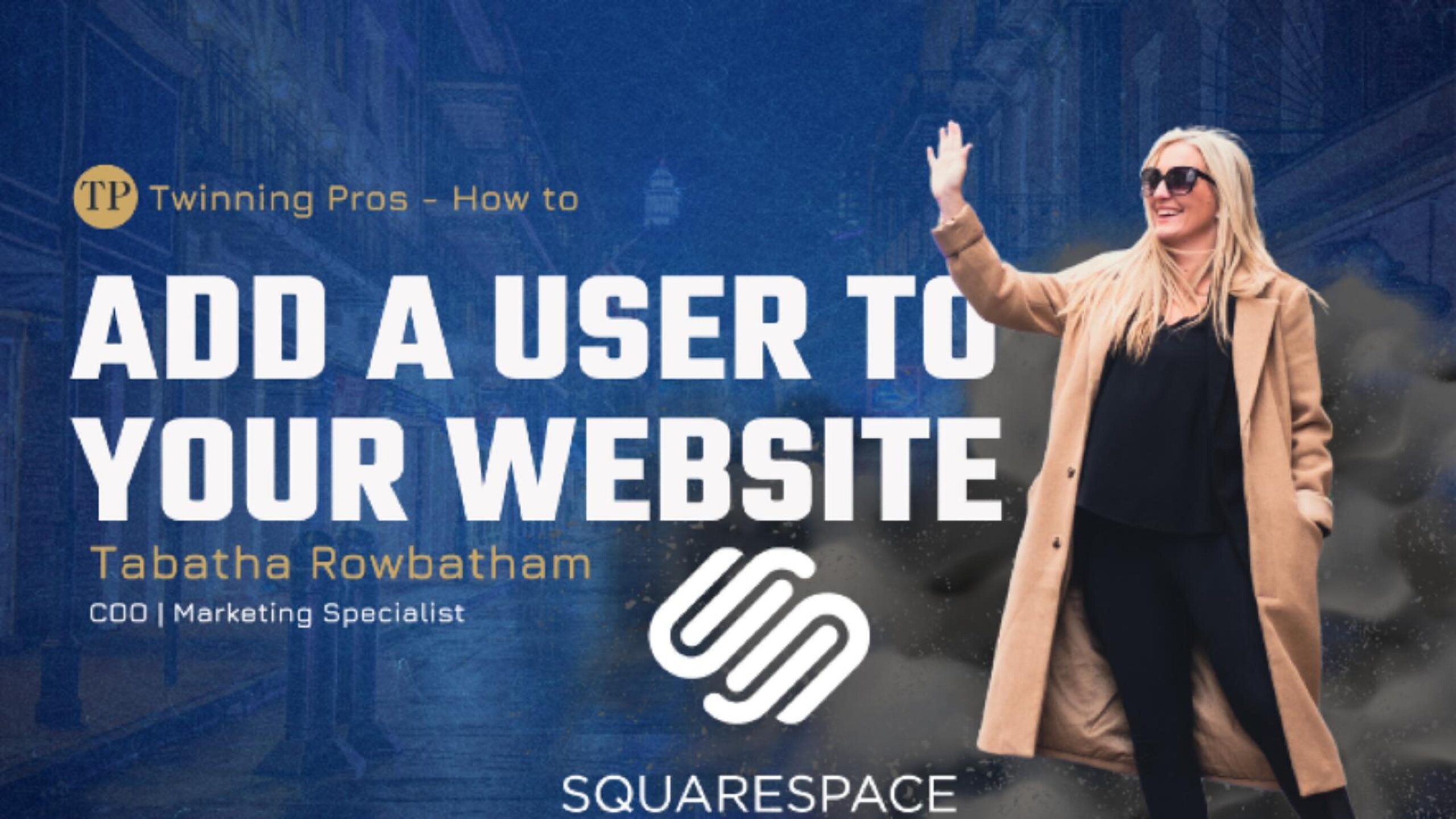 How to add an authorized user to your Squarespace website.