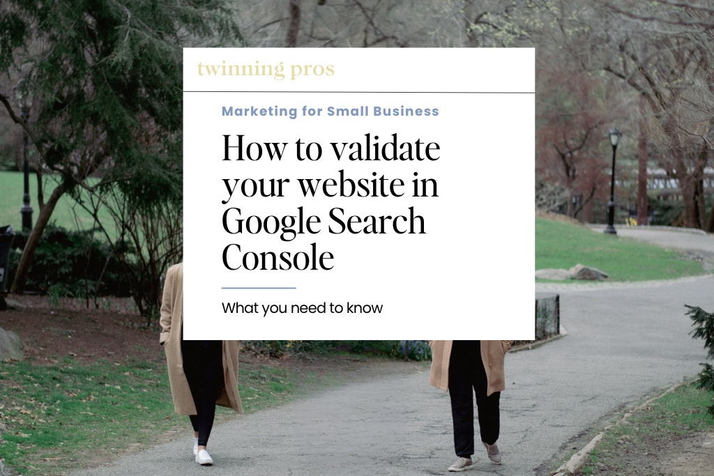 How to validate your website in Google Search Console