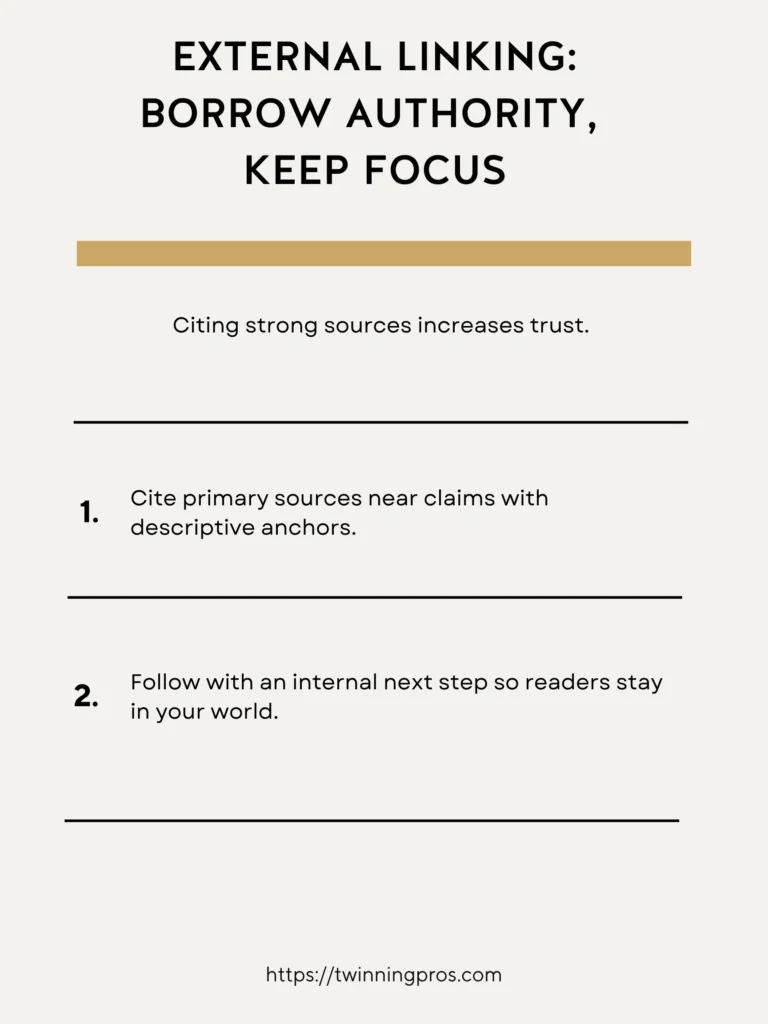 External Linking & On-page SEO: Borrow Authority From Other Websites to Keep Focus on Your Website