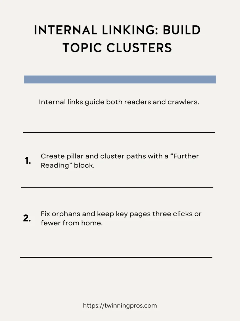 Internal Linking & On-page SEO: Build Topic Clusters To Bring Authority to Your Website